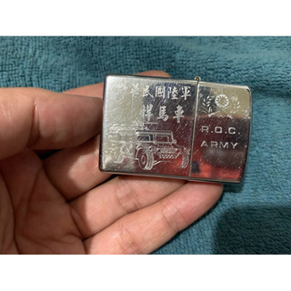 無盒 絕版 二手 Zippo 國軍 陸軍 悍馬車 煤油 打火機
