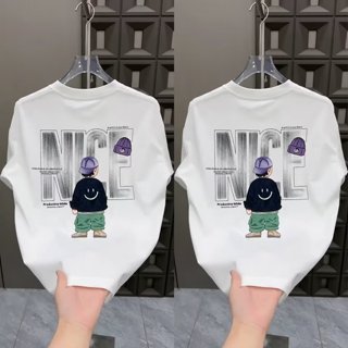 GP&臺灣現貨 短袖男 2025夏季新款刺繡半截袖上衣時尚潮流休閒透氣短袖T恤男潮韓版ins