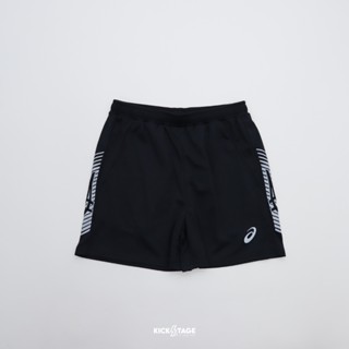 ASICS 亞瑟士 短版 球褲 黑銀 中性 快乾 吸濕 排汗 運動 虎爪紋 排球短褲 男女款【K32045-90】