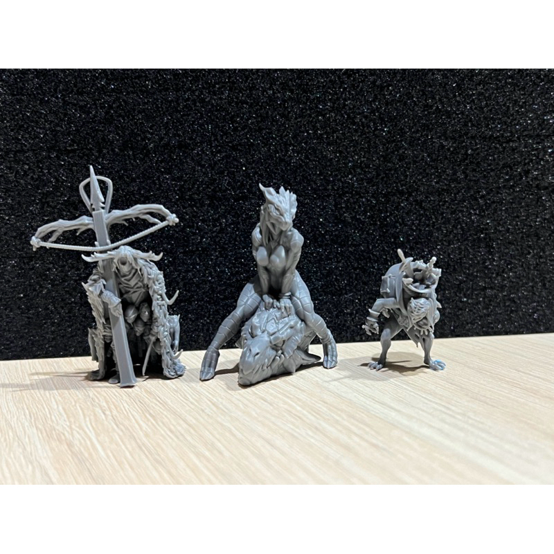 暗黑破壞神 寶藏哥布林 獵頭者 龍女 魔幻 獵奇 遊戲 場景搭配 人偶 公仔 模型 微縮 小人 約 1/43 1:43