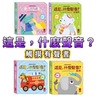 ⭐️新書現貨⭐️［童趣店鋪] 風車圖書 這是，什麼聲音？（全套四冊）觸控有聲書 動物 交通 樂器 大自然