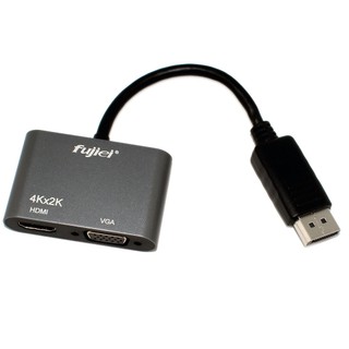 DisplayPort轉VGA+HDMI轉接器4K2K1.4版