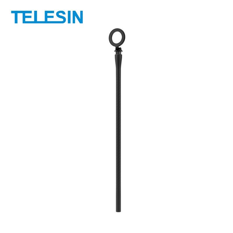 TELESIN 獨角柔性磁吸手機支架 柔性支架 猴子尾巴 IOS 安卓 手機引磁片 手機配件 泰迅 黑色 灰色