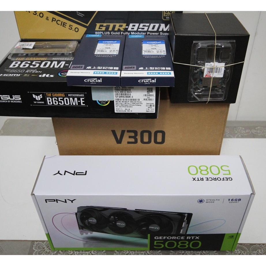 [ 議價不回 ] R7 7700MPK 主機 PNY RTX 5080 16G TripleFan