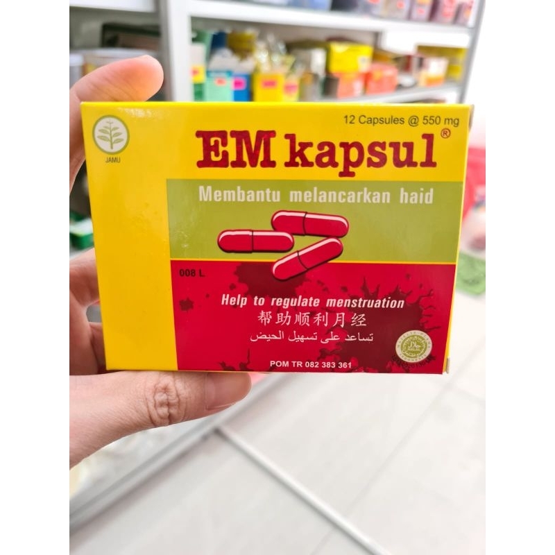 EM KAPSUL, telat haid HARGA DISKON!!