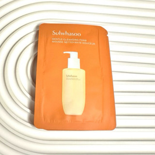 【現貨】 Sulwhasoo 雪花秀 順行潔顏泡沫 溫和洗面乳4ml 小樣 試用裝 韓方草本 清潔毛孔 保濕不緊繃