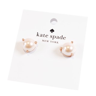 kate spade rise and shine 珍珠耳釘-玫瑰金 【美國正品現貨】
