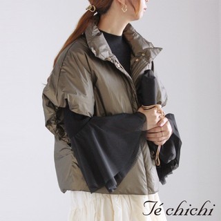 Te chichi 光澤感保暖立領背心外套(0F000143310)