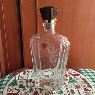 JOHN WALKER & SONS XR 21年威士忌空酒瓶(750ml)/多用途玻璃空瓶/空洋酒瓶/裝飾/容器/花器