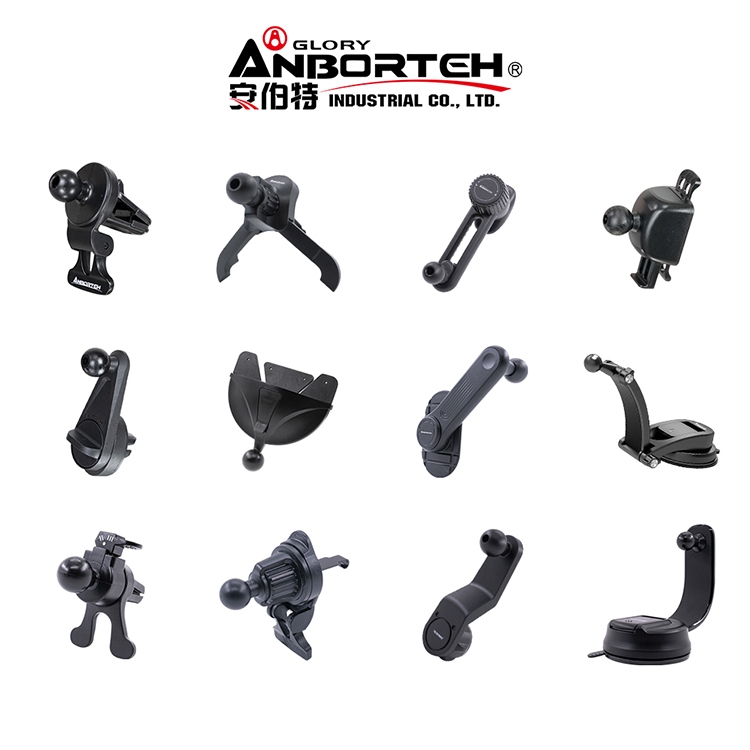 【安伯特】車用手機架底座支架 (伸縮支架 吸盤支架 CD口 出風口 車機旋轉支架 長桿吸盤支架)