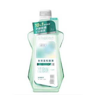 刷樂全效溫和護理漱口水-溫潤薄荷500ml