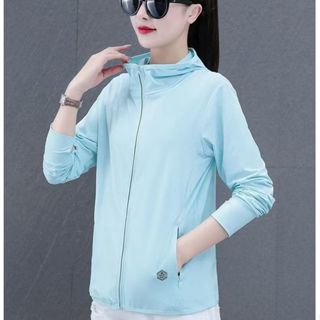 薄款涼感外套 U家對標款 女生襯衫上衣 大尺碼防曬衣 防曬薄外套 防曬抗uv外套 防曬衣女外穿夏季冰絲透氣防紫外線長袖連