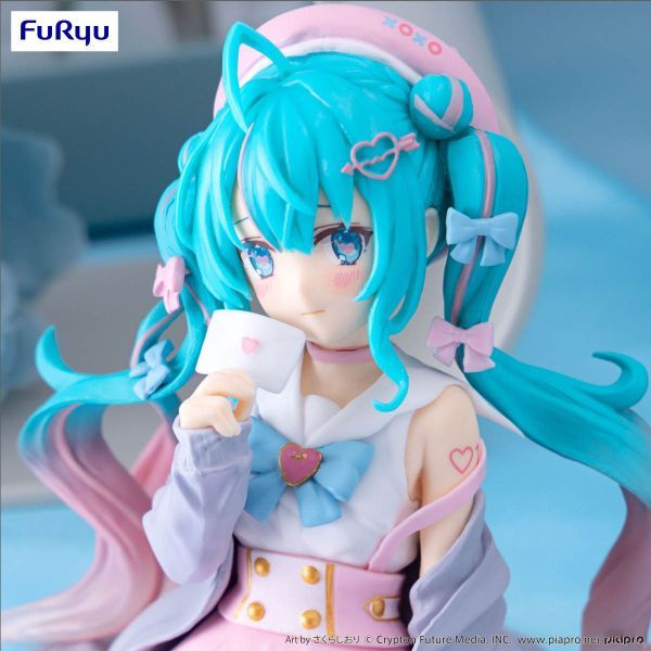 現貨 FURYU 景品 初音未來 Love Sailor 泡麵蓋公仔 暗色ver. 杯麵蓋 泡麵蓋