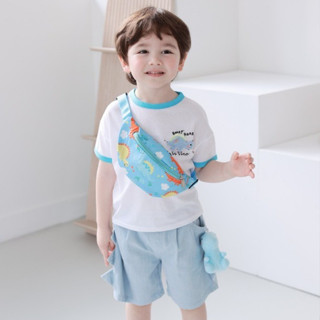 正韓童裝🇰🇷 夏季新品 Coco rabbit可愛立體恐龍上衣(附包包)