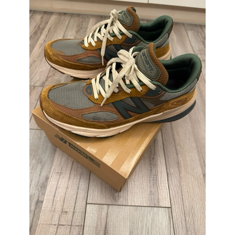 Carhartt WIP x New Balance 990v6 M990CH6 土黃 麂皮 聯名 美國製 US:10