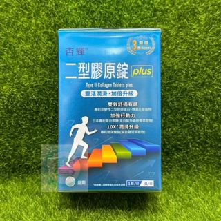 【升級版】杏輝 二型膠原錠plus 30錠 非變性二型膠原蛋白 期限2027年㊣阿寶㊣