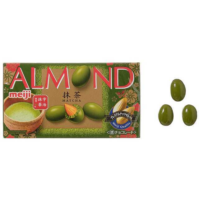 日本 明治 ALMOND 宇治抹茶杏仁巧克力 期間限定