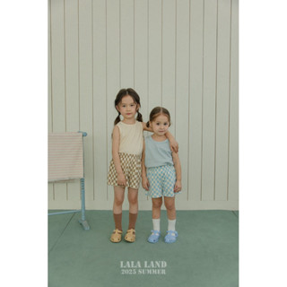 Ellie baby🇰🇷韓國連線 | Lalaland | 25‘夏🌞簡約素色坑條背心上衣（四色）75-120cm
