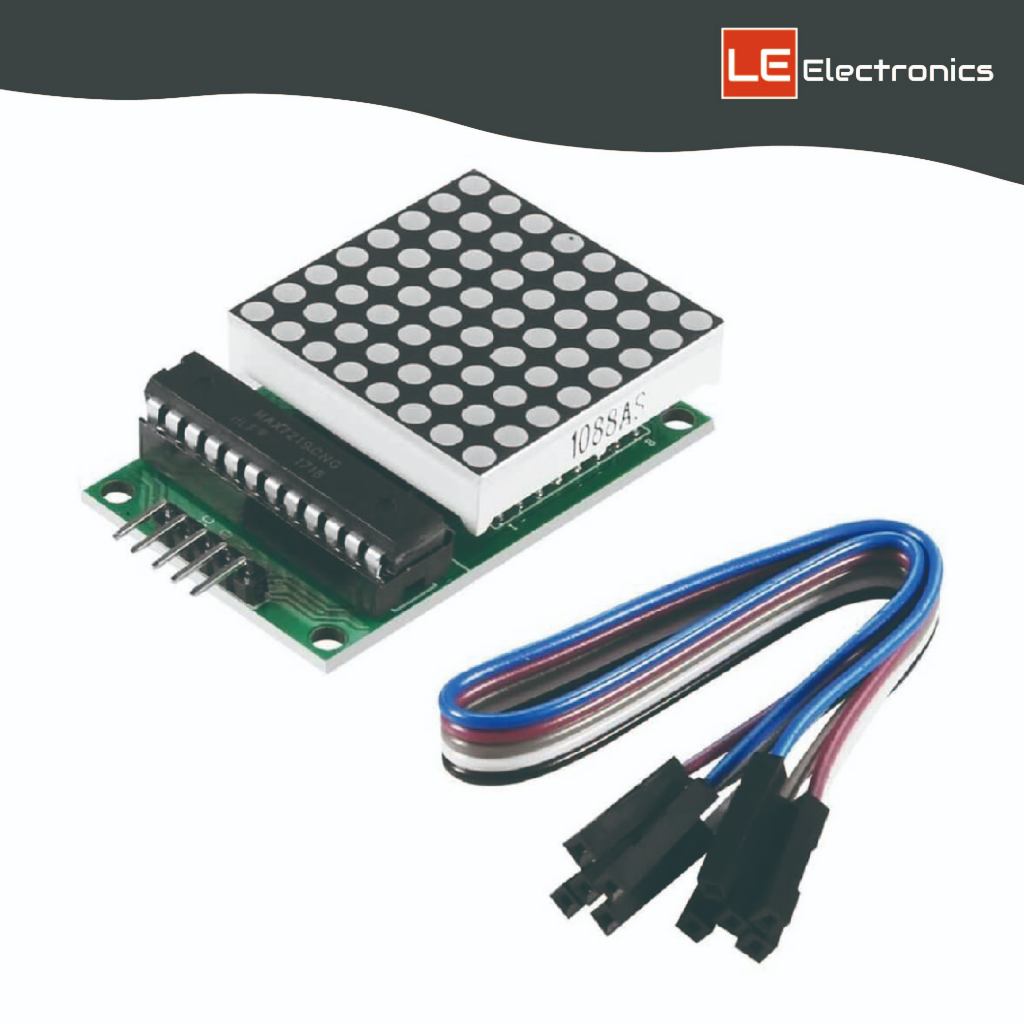 【LE電子商城】MAX7219 8X8 LEDs matrix 點矩陣顯示