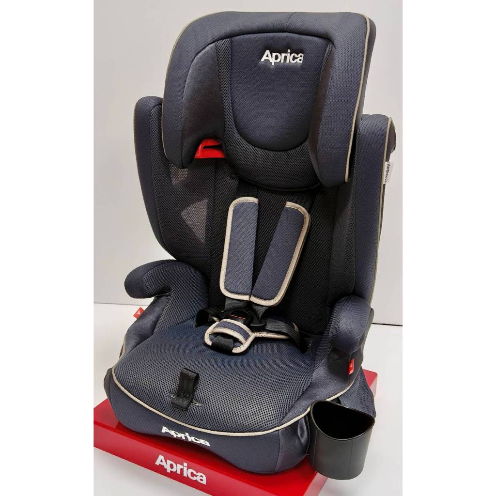 【官方認證福利品】Aprica AirGroove 2-12歲成長型輔助汽座 安全帶固定版  限量花色 僅拆箱過的全新品