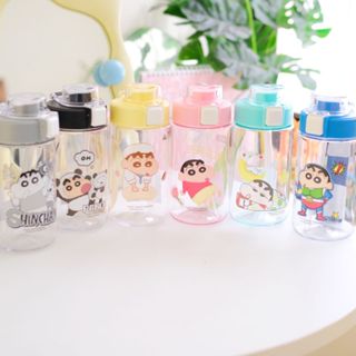 【蠟筆小新】⭐️正版授權 彈蓋雙飲手提小水壺 肥嘟嘟左衛門 小白 日落小物 療癒小物 生日禮物 情人節禮物 畢業禮物