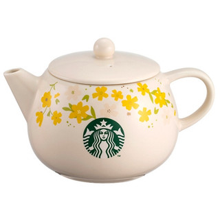 星巴克 starbucks 夏日花園茶壺20OZ / 星巴克 卡其綠女神尼龍隨行杯袋
