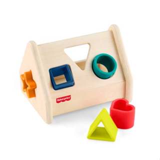 【Fisher price 費雪】木製形狀分類積木盒 媽媽好婦幼用品連鎖