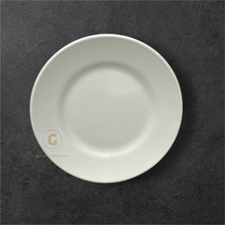 Great tableware 《現貨供應》 美耐皿6吋寬邊圓盤 白色圓盤