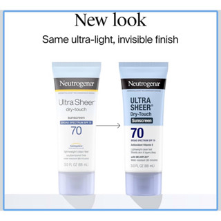 Neutrogena 露得清 SPF 45/50/70 防曬乳 氧化鋅系列& 超輕薄滋潤系列 單入