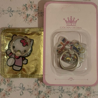 Hello Kitty 手機防摔指環扣 支撐架（兩入一組）