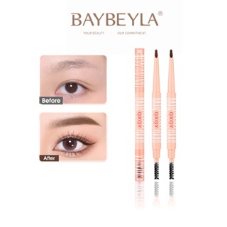 BAYBEYLA 貝貝拉 極細0.16mm防水刀鋒立體眉筆【隔日到貨】眉筆 砍刀眉筆 刀鋒眉筆 免削眉筆 斜角眉筆
