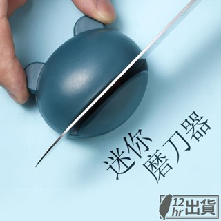 【隔日到貨】可愛款磨刀石 磨刀器 金鋼石磨刀 菜刀剪刀水果刀 快速磨刀 家用廚房用具 卡通青蛙造型 臺灣現貨