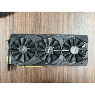 二手AMD ASUS ROG STRIX RX580 T8G 顯示卡 顯示卡 8G