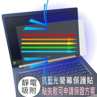 【EZstick】ACER Swift 5 SF514-52 SF514-52T 防藍光螢幕貼 (可選鏡面或霧面)