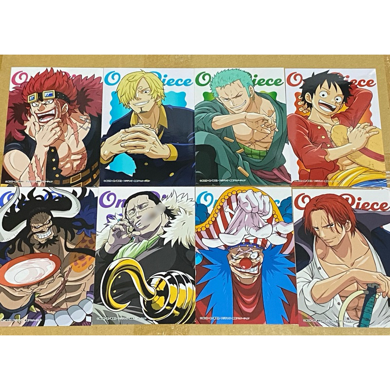 ONE PIECE 航海王 海賊王 相卡 寫真 魯夫 索隆 香吉士 基德 香克斯 巴奇 克洛克達爾 凱多 二手