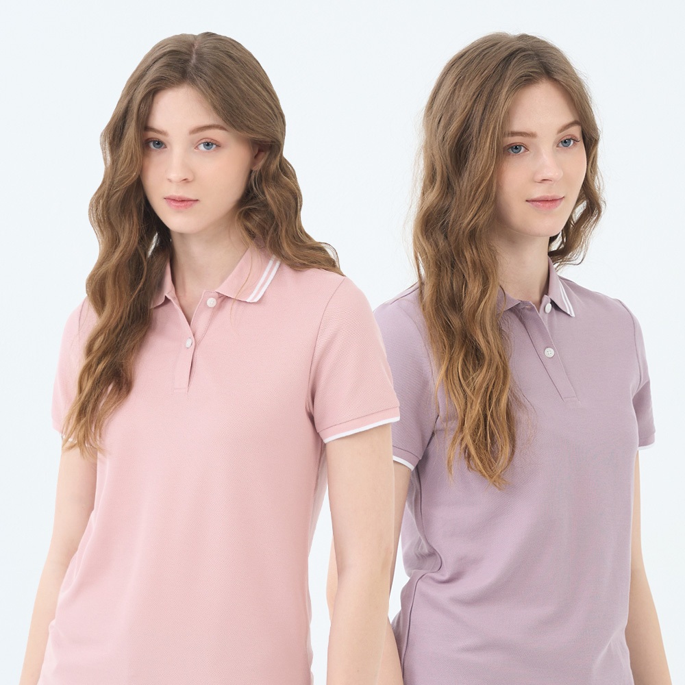 GIORDANO 女裝涼感撞色POLO衫【多色任選】13315305