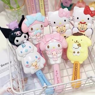 可愛氣墊梳🎀 少女卡通學生按摩氣墊梳防靜電梳造型梳子防打結梳頭神器 庫洛米梳子 Kitty梳子 氣墊梳 三麗鷗梳子