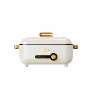 【晶工旗艦館】【Giaretti 珈樂堤】多功能萬用鍋 GT-MFM105 (奶油白)