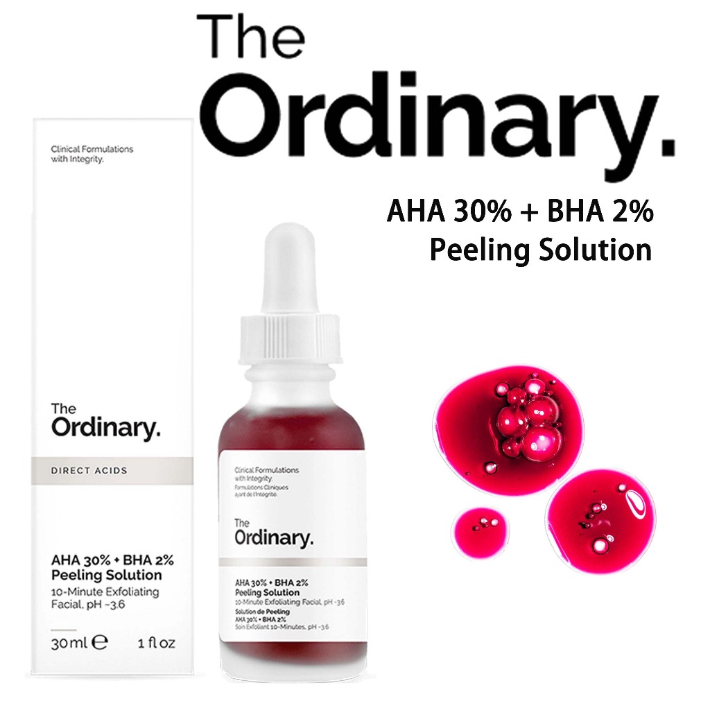 The Ordinary AHA 30% + BHA 2% Peeling Solution 30ml 果酸精華