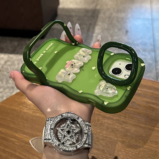 滿屏小熊公仔板凳雙支架 蘋果手機殼 防摔 保護殼 適用 iPhone 16 15 14Pro max i16 i15