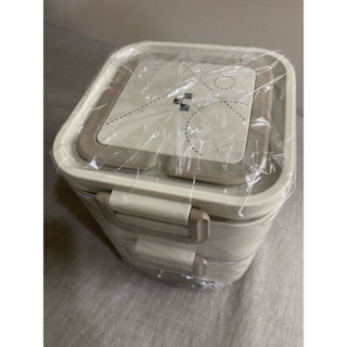 誠品 誠品生活 新店 雙層野餐盒 雙層便當盒 304不鏽鋼內膽 可微波
