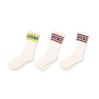 AirRoom 正品現貨 2025SS HUMAN MADE LINE SKATER SOCKS 襪子 條紋 LOGO