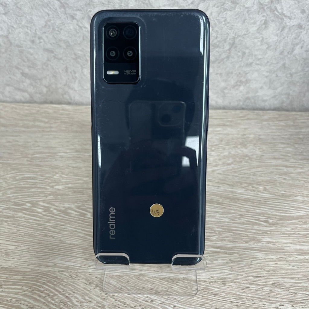 【背蓋裂痕】realme 8 5G 128G 黑色 6.5吋 真我 二手機 中山 可刷卡 交通方便 實體門市 J0915