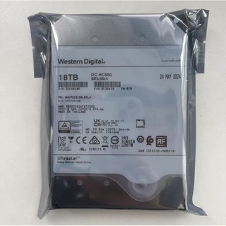 企業級氦氣硬碟 WD 18TB HC550 限量RMA新品 全新靜電袋未拆 店保1年