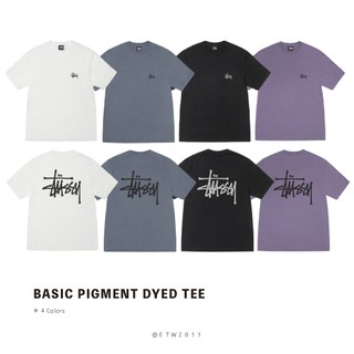 ☆ETW☆【台中店】STUSSY BASIC PIGMENT DYED TEE 經典 字型 水洗 短袖 短TEE 短T