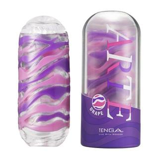 TENGA ARTE 織紋杯 [DRAPE/流線紫]【OGC情趣用品】