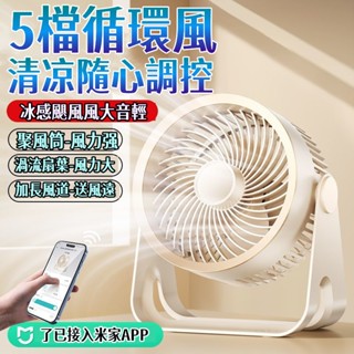 【首單特價⚡】桌面循環扇 壁掛電風扇 家用風扇 宿舍風扇 小型電風扇 遙控扇 桌面風扇 浴室風扇 五檔調節 小米靜音風扇