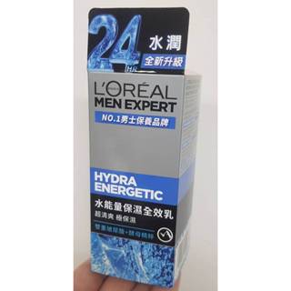 巴黎萊雅L'OREAL 男士水能量保濕全效乳50ml 效期:2026.07 巴黎萊雅 水能量保濕全效乳