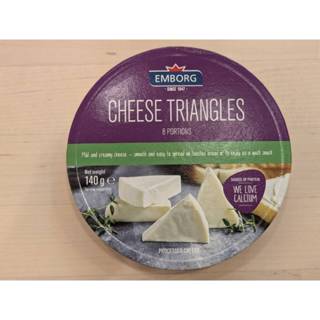 安博格圓盒三角起司(8入) - 140g Emborg Triangles cheese ( 低溫配送或店取 ) 穀華記