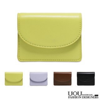 【UOU精品】韓國時尚款 簡約拉鏈零錢包 K0257 4色